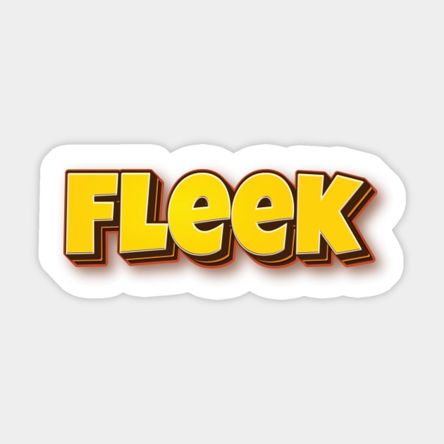 Fleek On Fleek Prefect Looking Great Sticker by ProjectX23Red